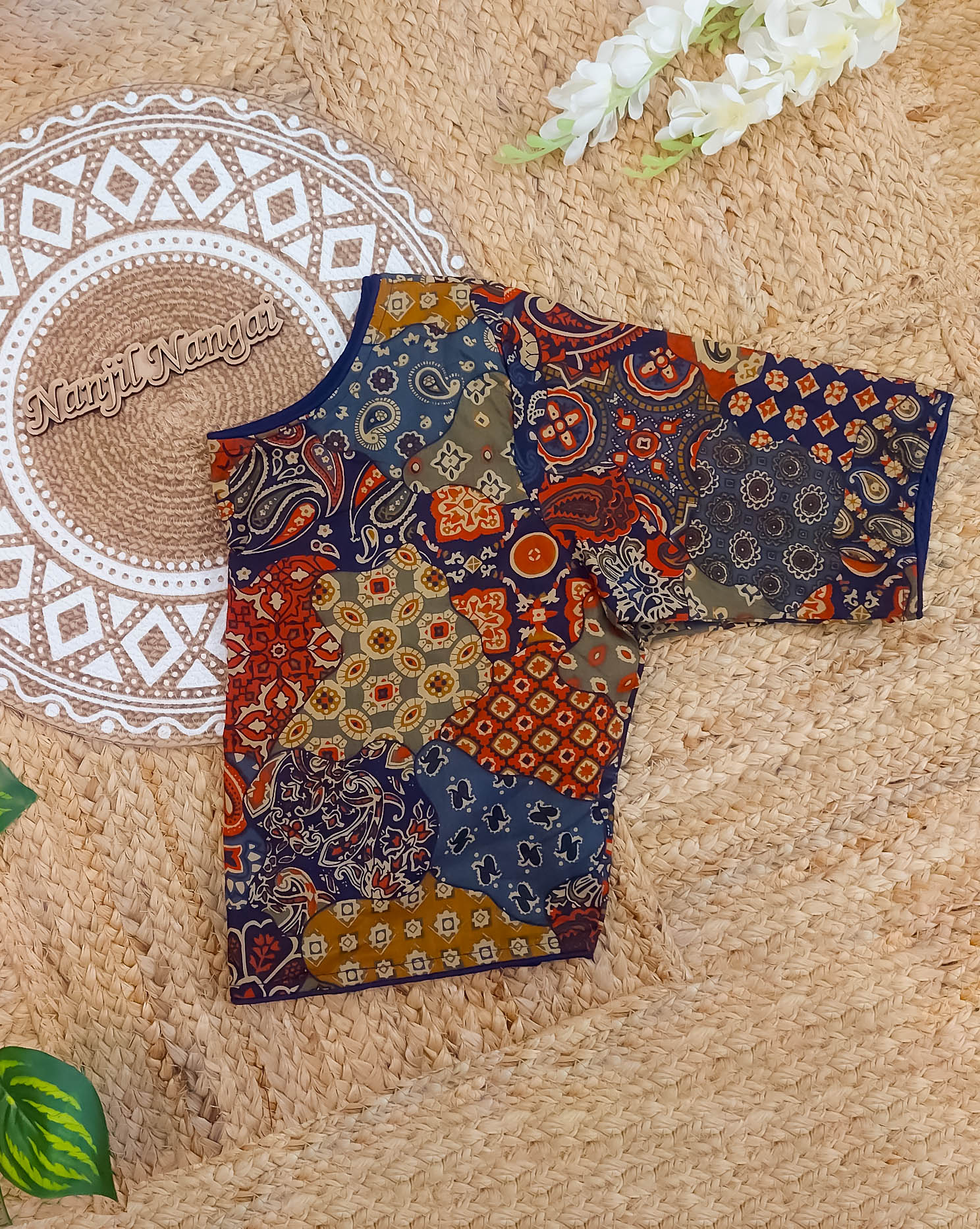 AANEELAM COMBO (KHRBNN20) - Premium Khadi Cotton Saree with Stitched Blouse