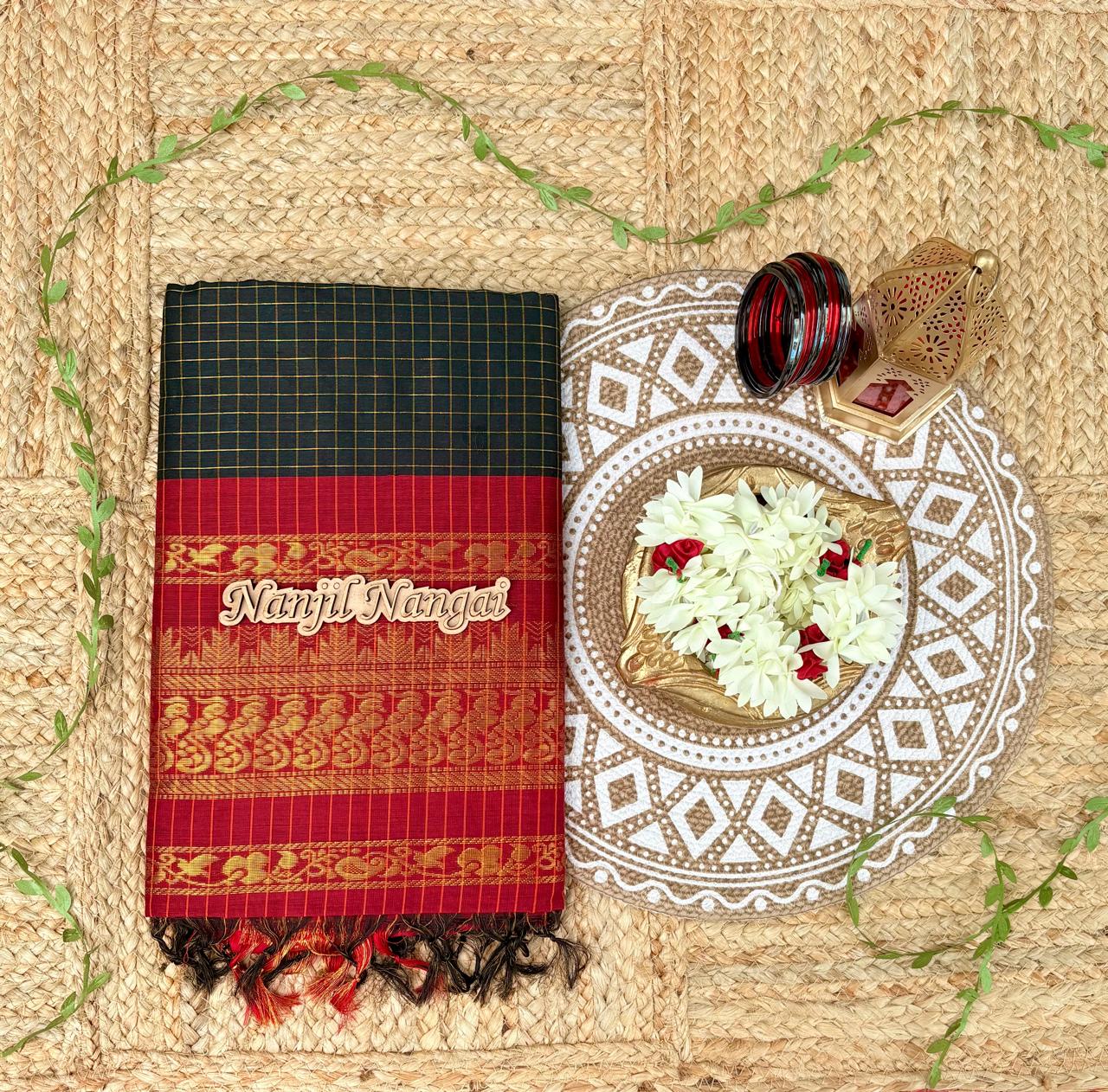 KALYANI - TRADITIONAL  HANDLOOM KALYANI COTTON SAREE COLLECTION - KALNN025