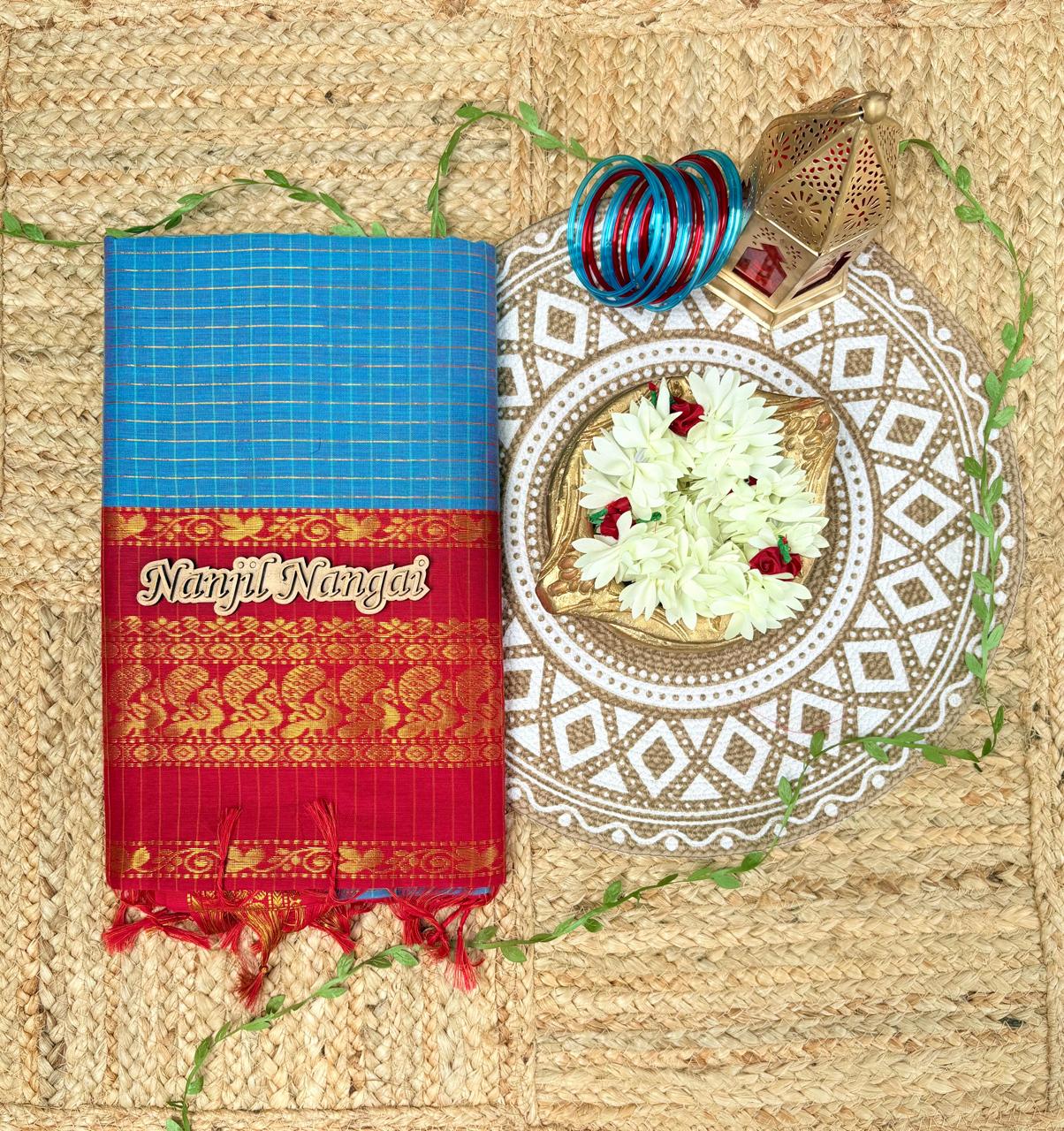 KALYANI - TRADITIONAL  HANDLOOM KALYANI COTTON SAREE COLLECTION - KALNN022