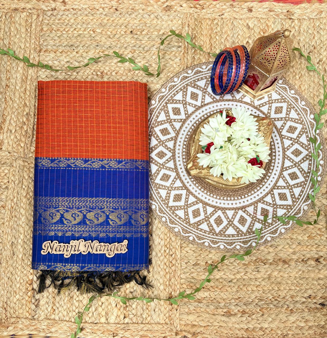 KALYANI - TRADITIONAL  HANDLOOM KALYANI COTTON SAREE COLLECTION - KALNN014