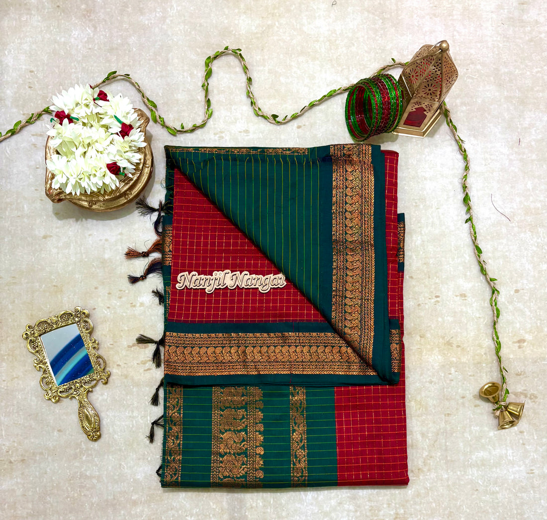 KALYANI - TRADITIONAL  HANDLOOM KALYANI COTTON SAREE COLLECTION - KALNN0011