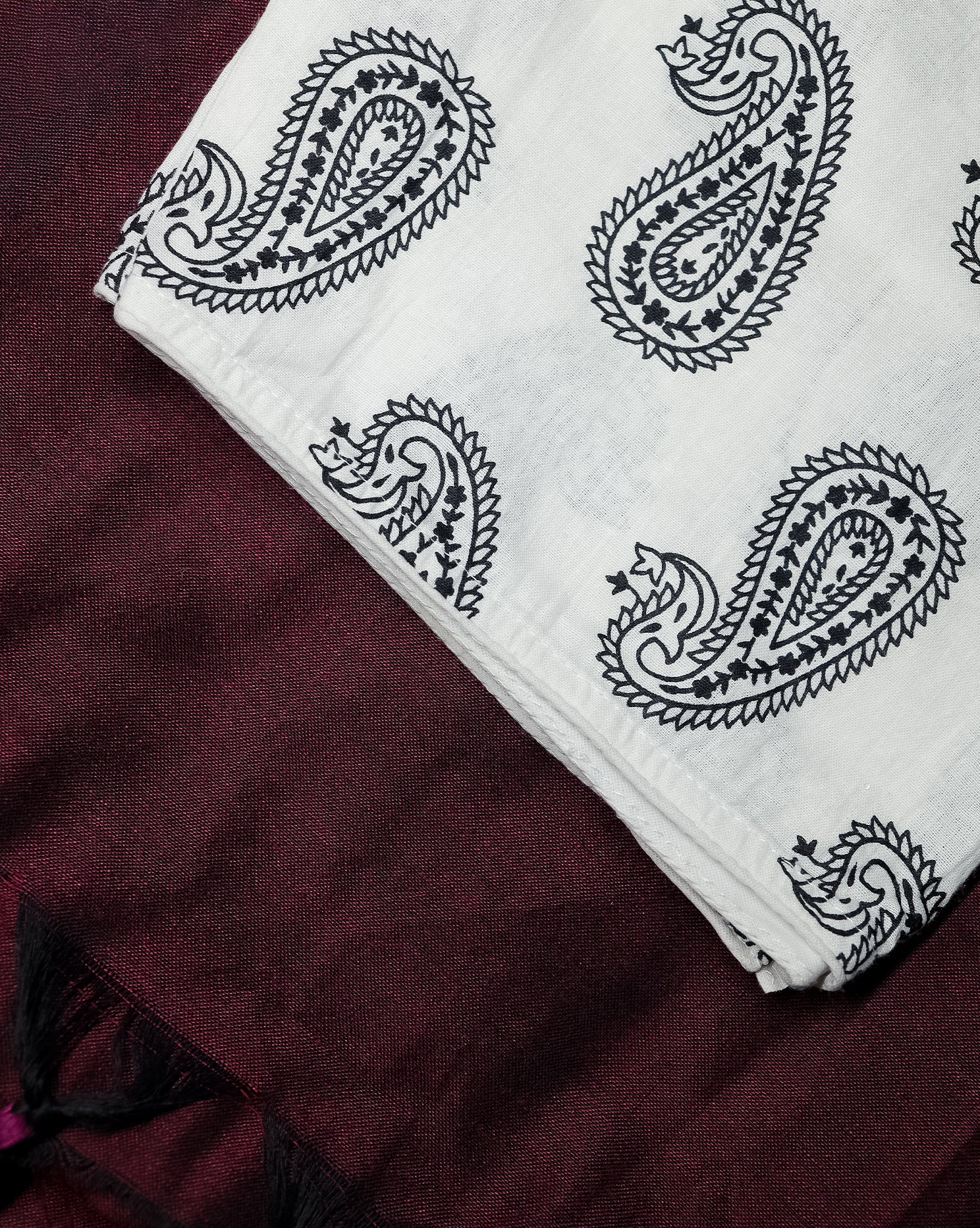 KURINJI COMBO (KHRBNN12) - Premium Khadi Cotton Saree with Stitched Blouse