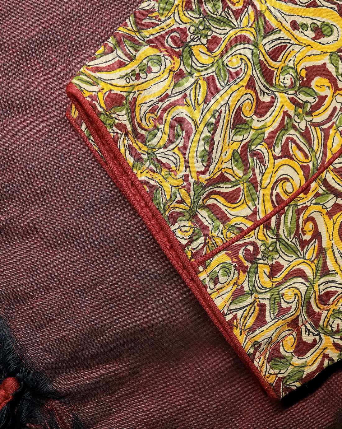 AALAM COMBO (KHRBNN22) - Premium Khadi Cotton Saree with Stitched Blouse