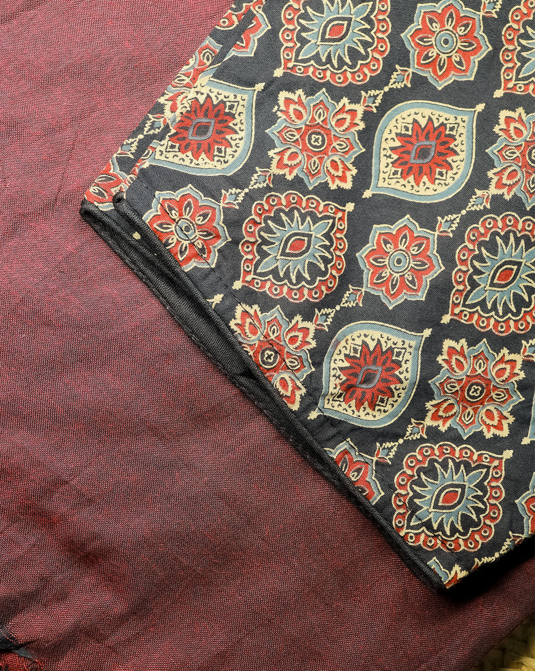 AALAM COMBO (KHRBNN23) - Premium Khadi Cotton Saree with Stitched Blouse