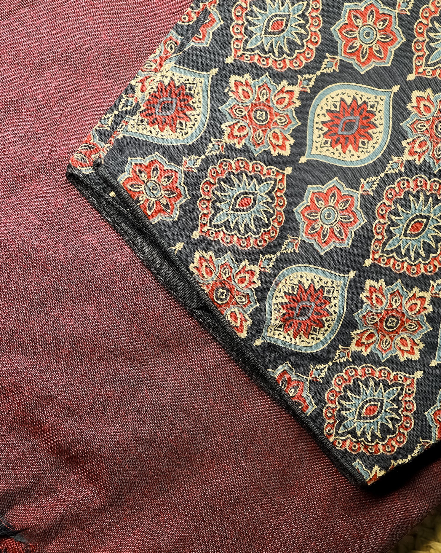 AALAM COMBO (KHRBNN23) - Premium Khadi Cotton Saree with Stitched Blouse