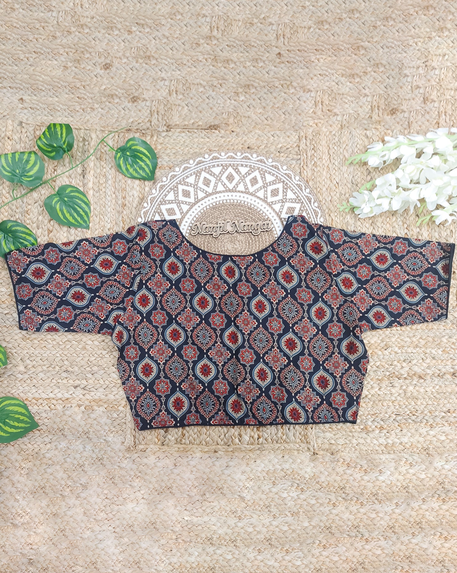 AALAM COMBO (KHRBNN23) - Premium Khadi Cotton Saree with Stitched Blouse