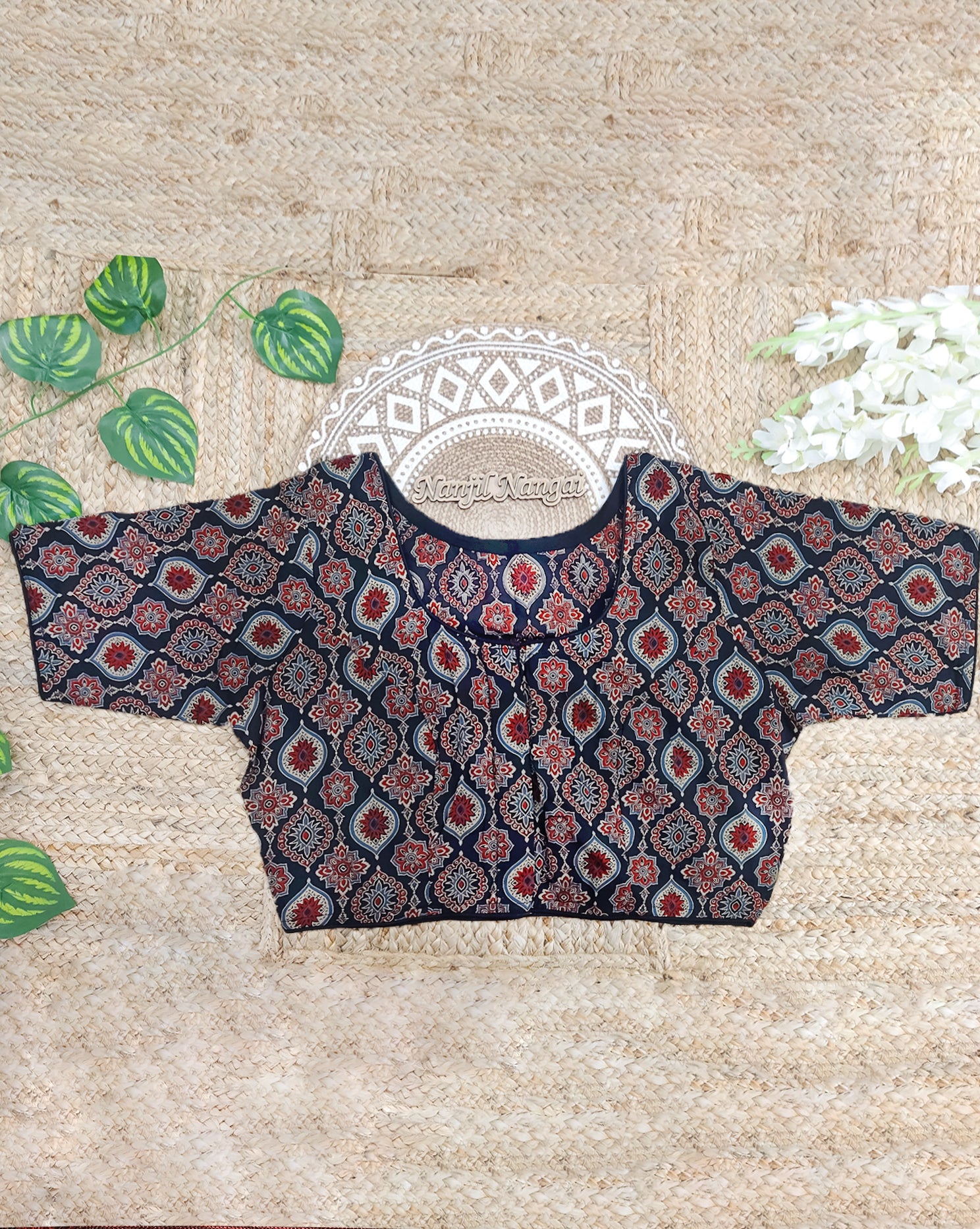 AALAM COMBO (KHRBNN23) - Premium Khadi Cotton Saree with Stitched Blouse