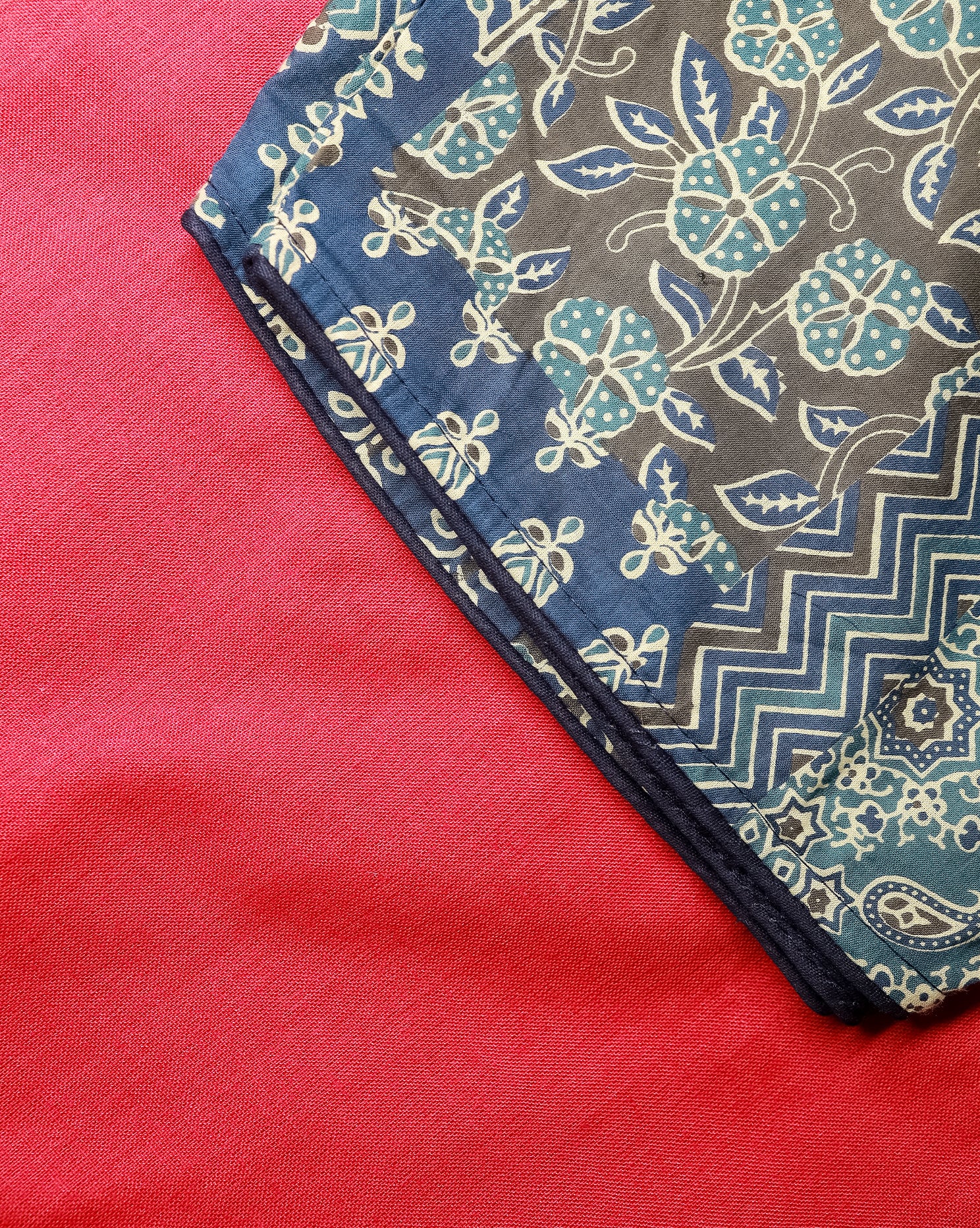 THAMARAI COMBO (KHRBNN8) - Premium Khadi Cotton Saree with Stitched Blouse