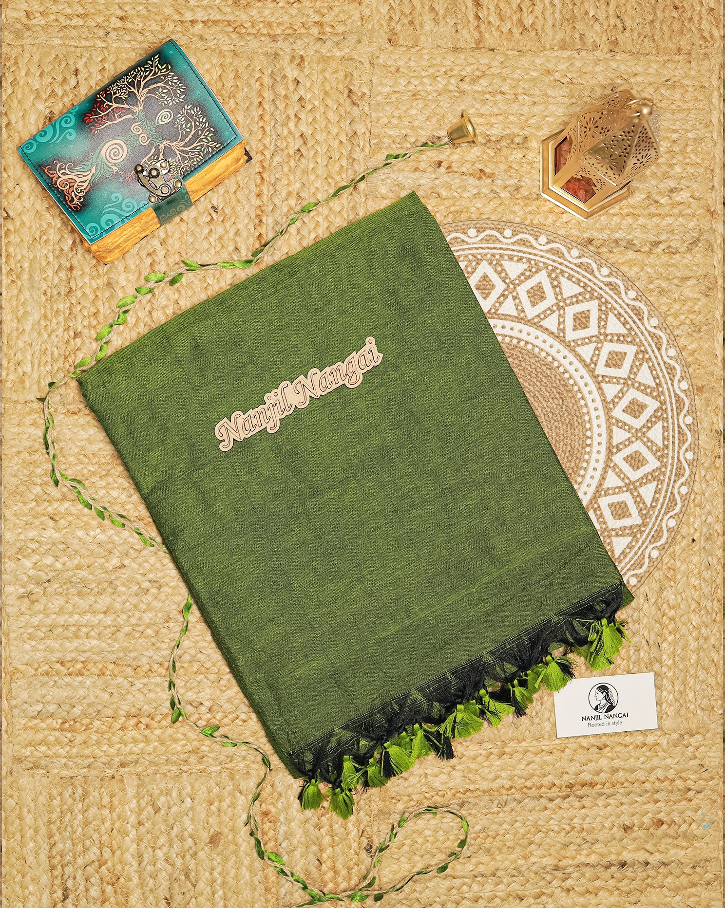 MARUDHANI-Premium Khadi Cotton Saree - KHSNN001