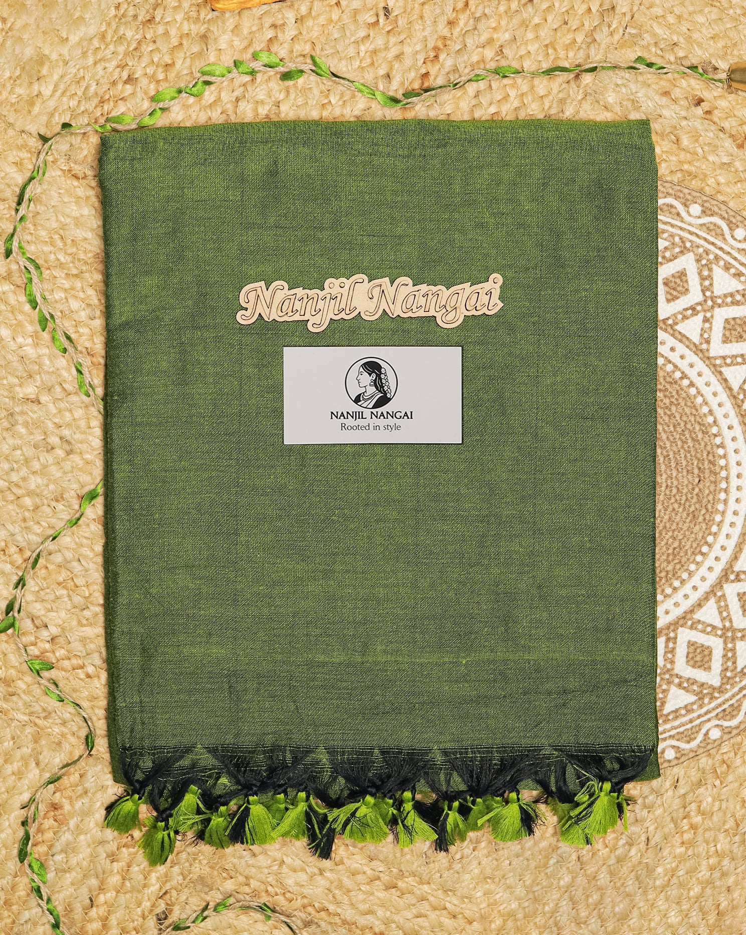 MARUDHANI-Premium Khadi Cotton Saree - KHSNN001