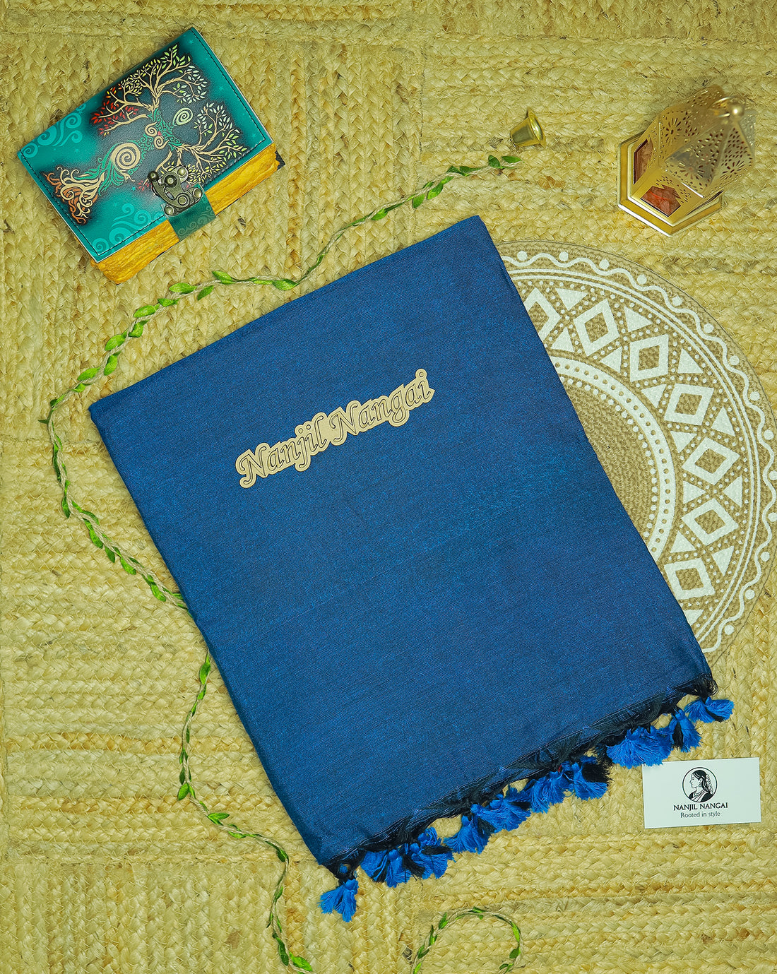 NEELAM- Premium Khadi Cotton Saree - KHSNN002