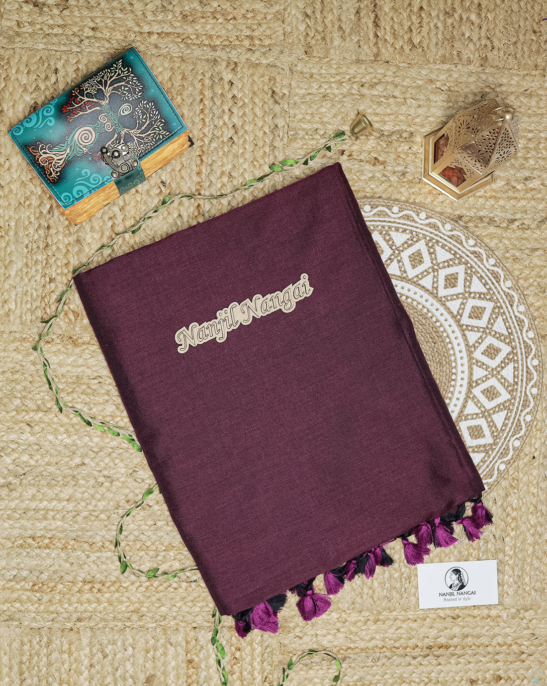 KURINJI - Premium Khadi Cotton Saree - KHSNN005