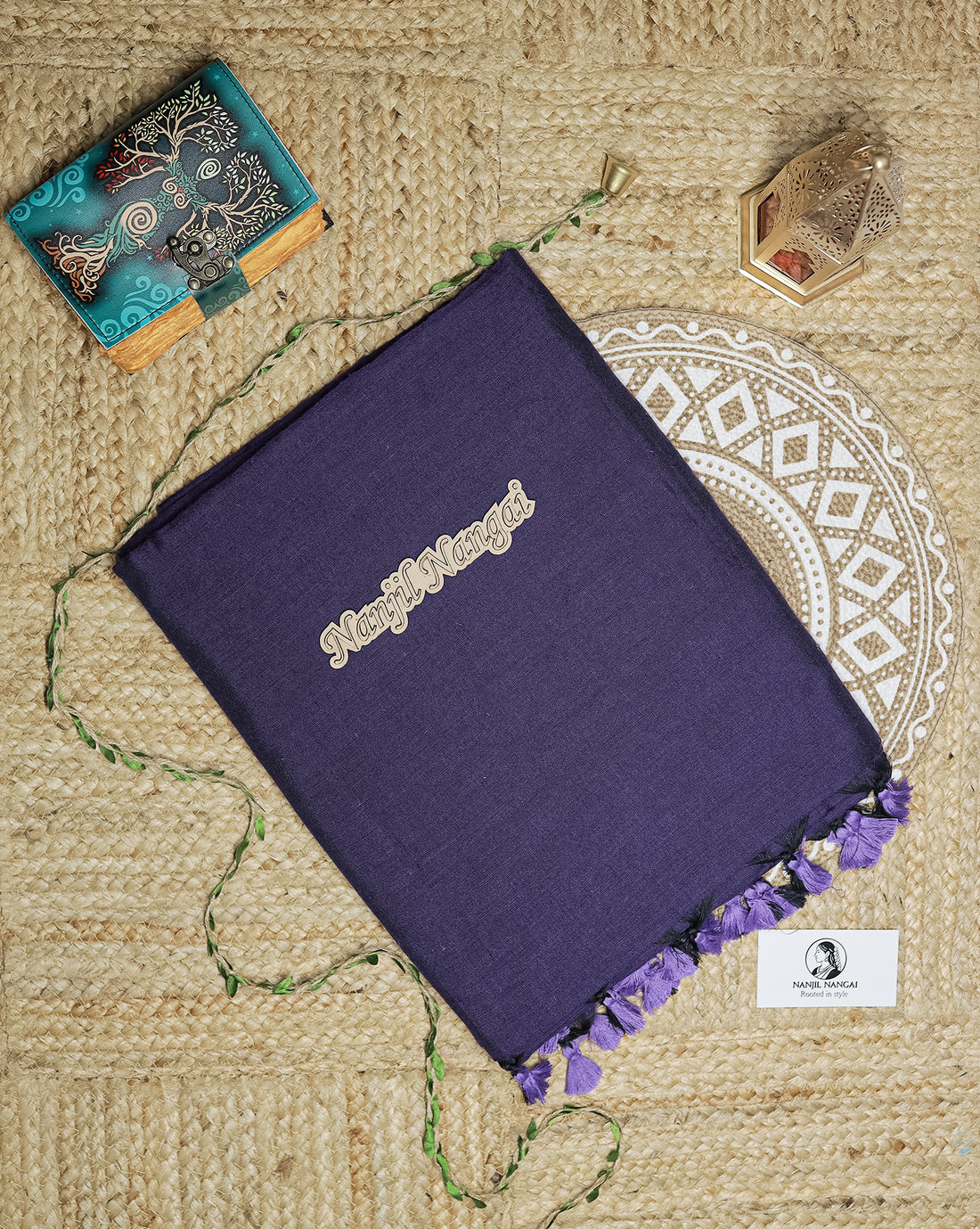 OODHA-Premium Khadi Cotton Saree - KHSNN008