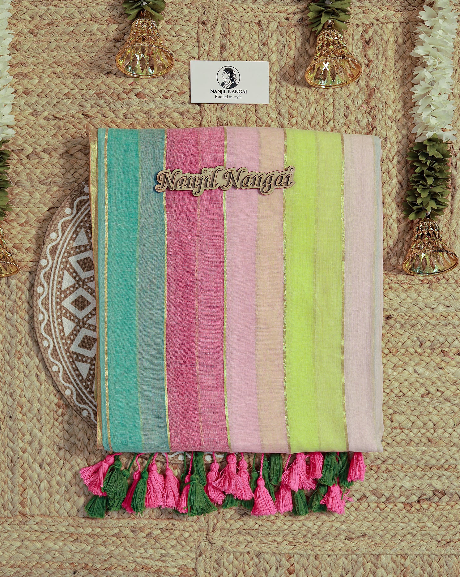 VARNIKA -  PREMIUM 120 COUNT MUL COTTON SAREE - MULNN004