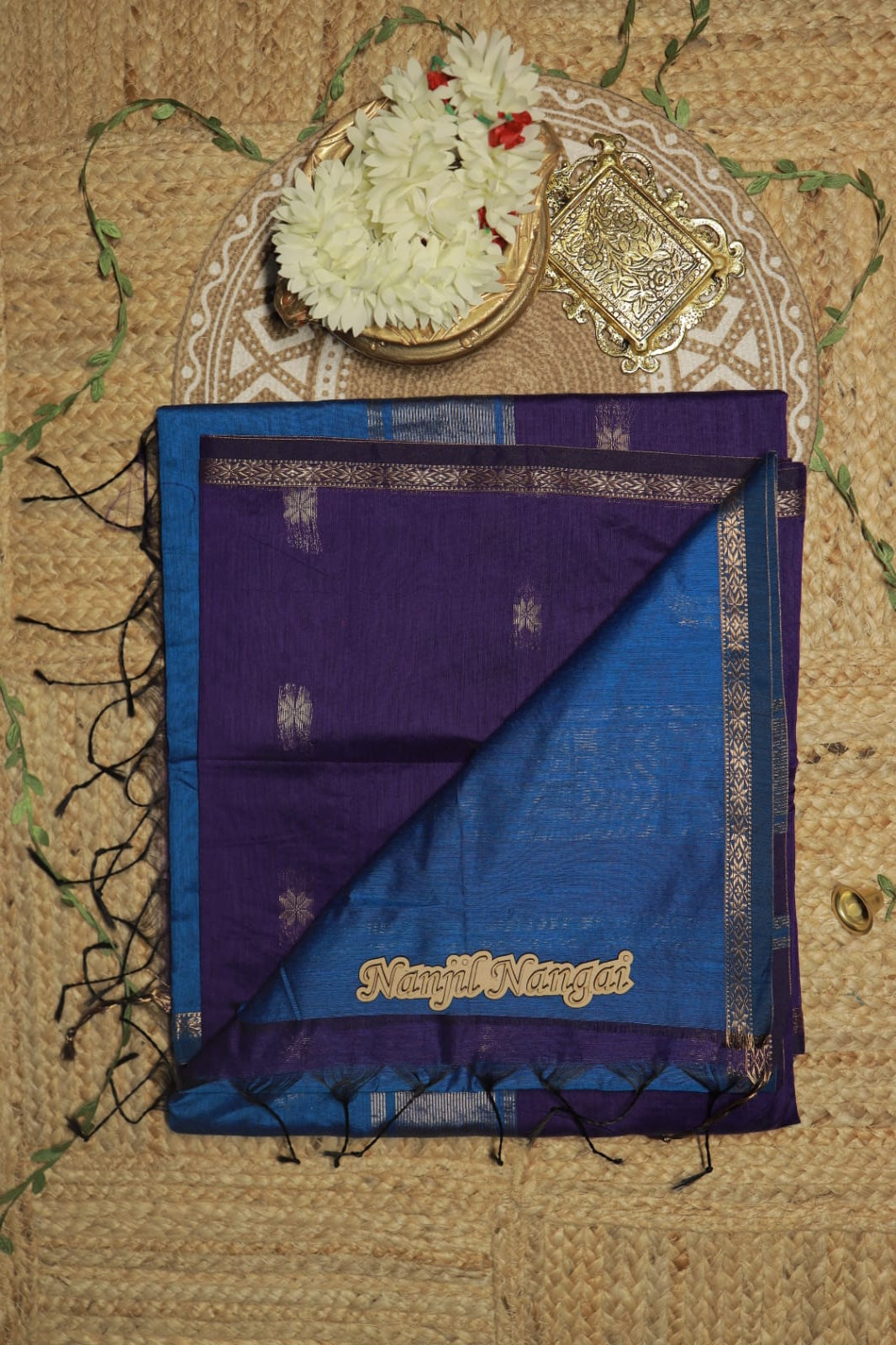 MAHESHWARI - TRADITIONAL HANDLOOM   CLASSIC BUTTAS  SAREE COLLECTION - MAHNNO1