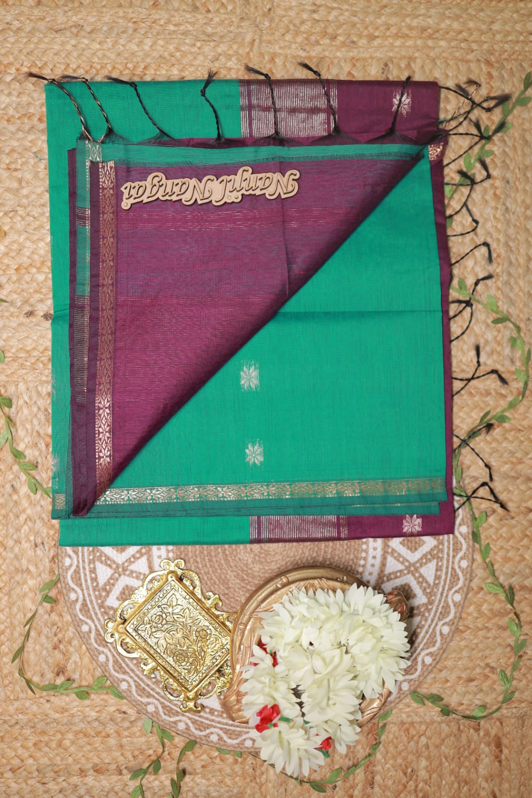 MAHESHWARI - TRADITIONAL HANDLOOM   CLASSIC BUTTAS  SAREE COLLECTION - MAHNNO3