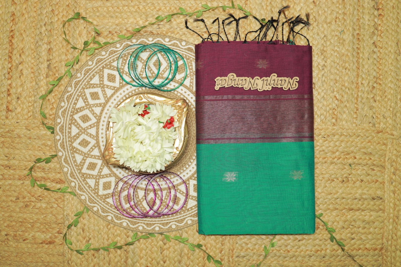 MAHESHWARI - TRADITIONAL HANDLOOM   CLASSIC BUTTAS  SAREE COLLECTION - MAHNNO3