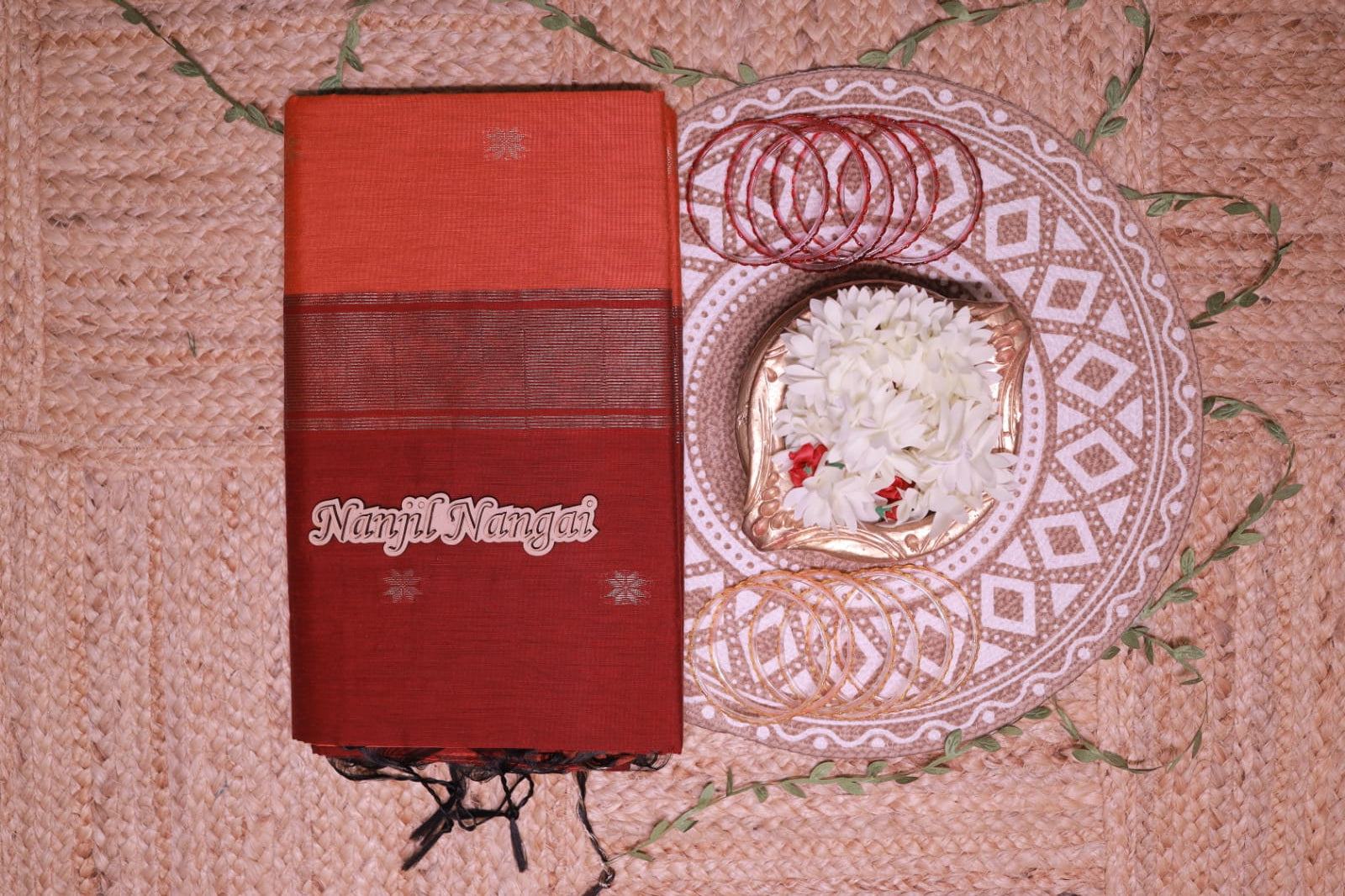 MAHESHWARI - TRADITIONAL HANDLOOM   CLASSIC BUTTAS  SAREE COLLECTION - MAHNNO6