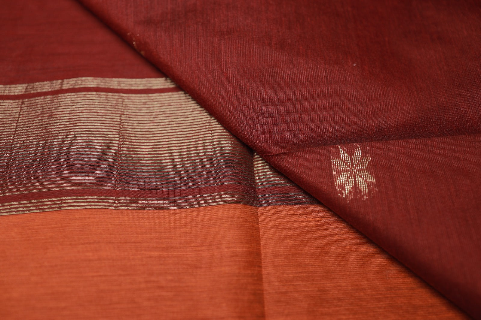 MAHESHWARI - TRADITIONAL HANDLOOM   CLASSIC BUTTAS  SAREE COLLECTION - MAHNNO6