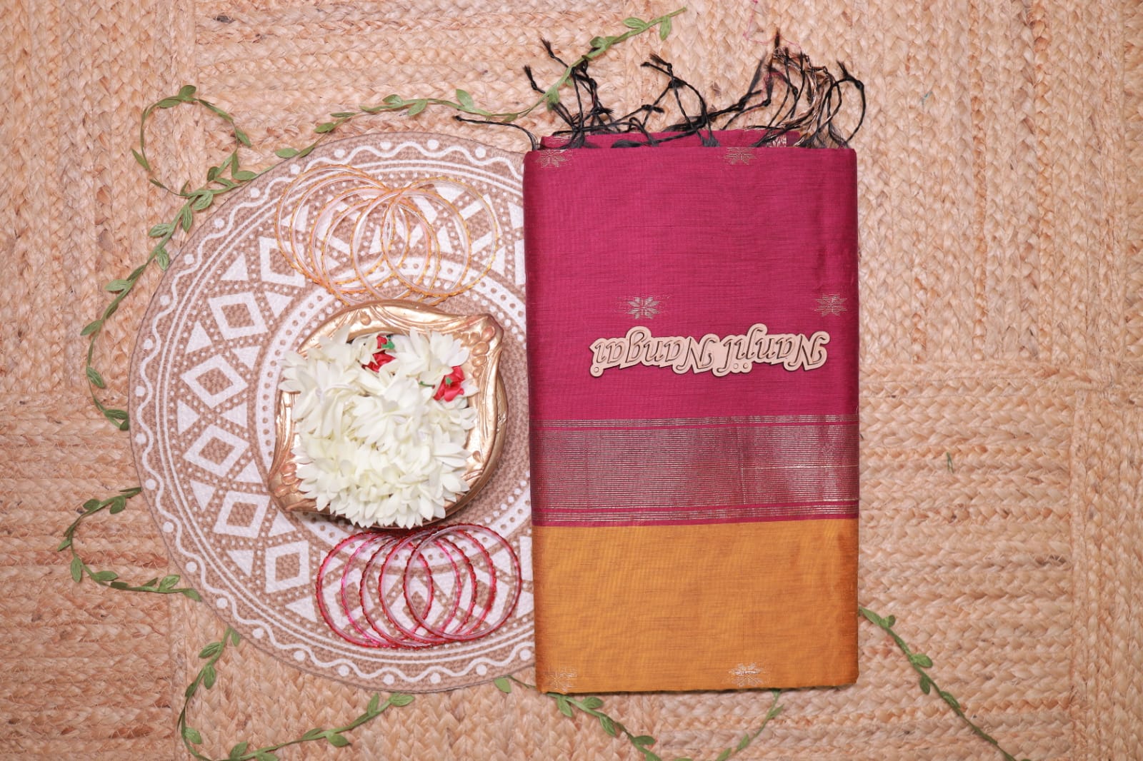 MAHESHWARI - TRADITIONAL HANDLOOM   CLASSIC BUTTAS  SAREE COLLECTION - MAHNNO8