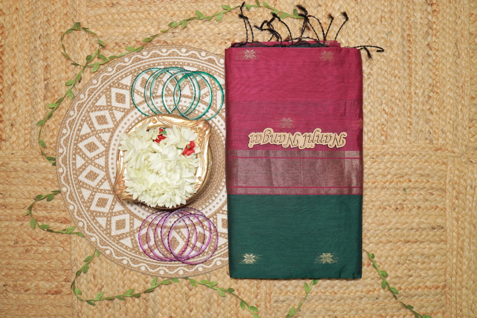 MAHESHWARI - TRADITIONAL HANDLOOM   CLASSIC BUTTAS  SAREE COLLECTION - MAHNNO9