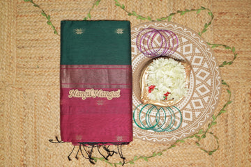 MAHESHWARI - TRADITIONAL HANDLOOM   CLASSIC BUTTAS  SAREE COLLECTION - MAHNNO9