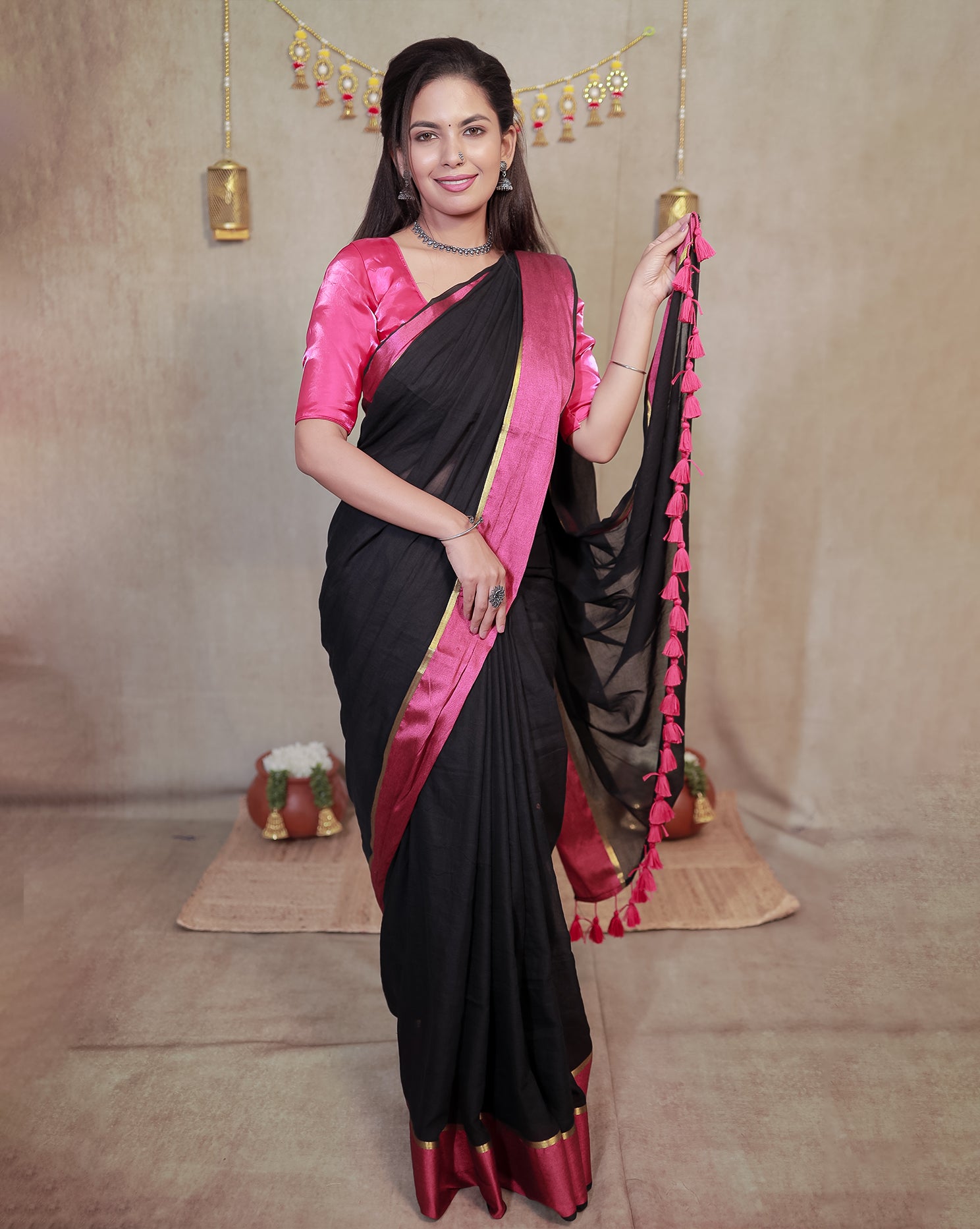 KAARIGAI -   PREMIUM 120 COUNT MUL COTTON SAREE - MULNN003